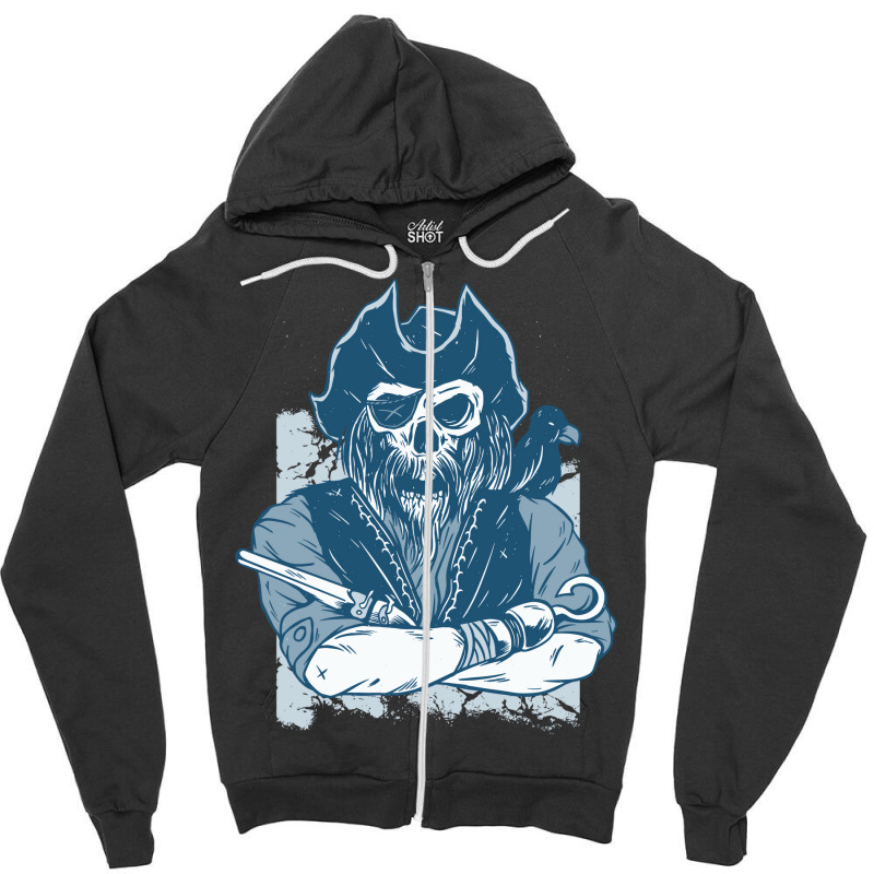 Scary Pirate Boy Zipper Hoodie by bacsalgasmeyp | Artistshot