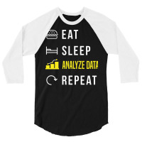 Data Analytics Data Engineering For A Data Scienti 3/4 Sleeve Shirt | Artistshot