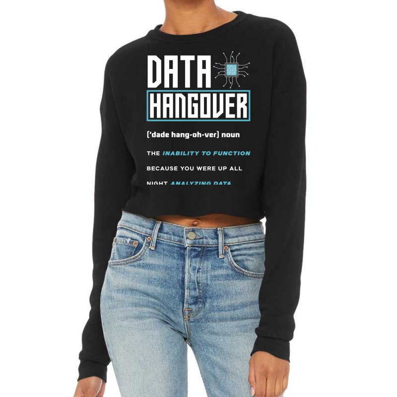 Data Engineering Data Analytics Data Scientist Jok Cropped Sweater by miazyroover4 | Artistshot