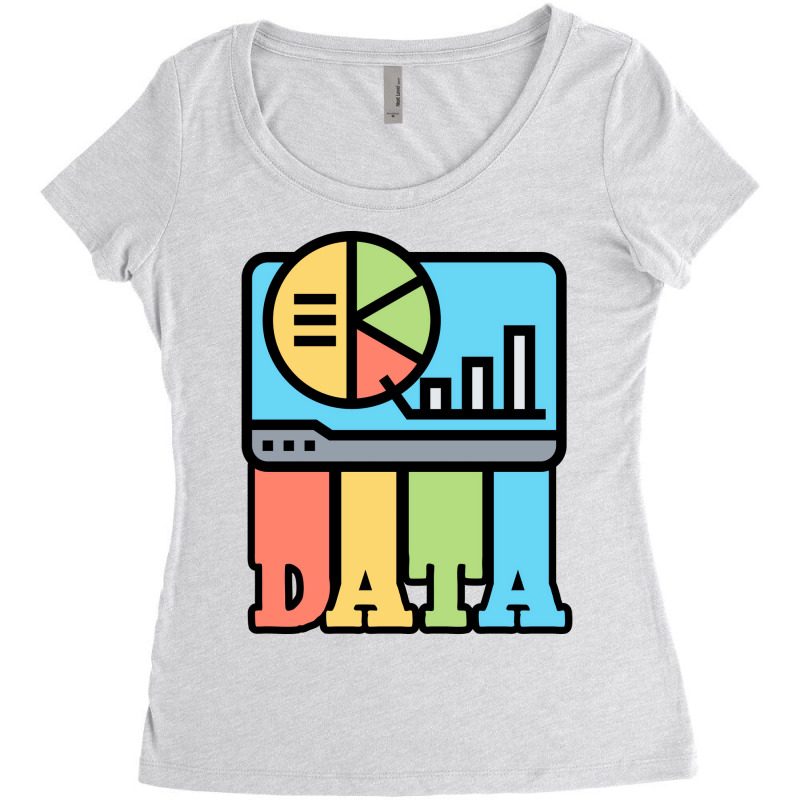 Data Funny Women's Triblend Scoop T-shirt by mykooantoneb | Artistshot