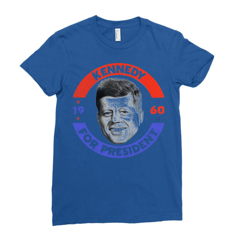 Kennedy For President Ladies Fitted T-Shirt by tonchibenaja | Artistshot