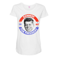 Kennedy For President Maternity Scoop Neck T-shirt | Artistshot