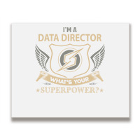 Data Director T  Superpower Gift Item Tee Metal Print Horizontal | Artistshot