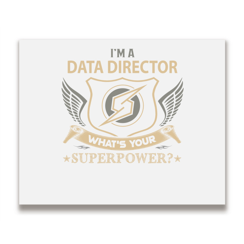 Data Director T  Superpower Gift Item Tee Metal Print Horizontal | Artistshot