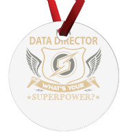 Data Director T  Superpower Gift Item Tee Ornament | Artistshot