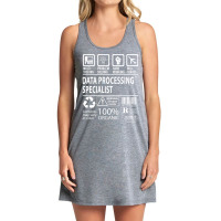 Data Processing Specialist T  Multitasking Certifi Tank Dress | Artistshot