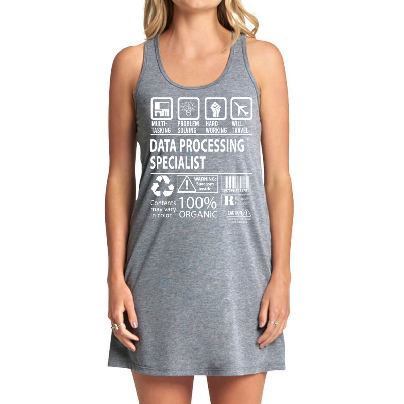 Data Processing Specialist T  Multitasking Certifi Tank Dress by mykooantoneb | Artistshot