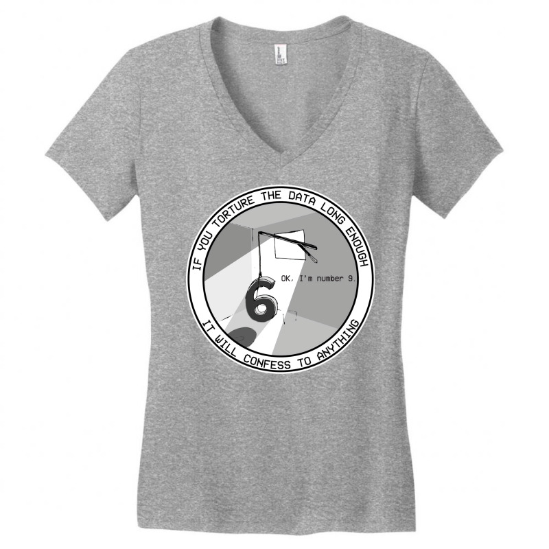 Data Torture Girl Women's V-Neck T-Shirt by saeitawiardy | Artistshot