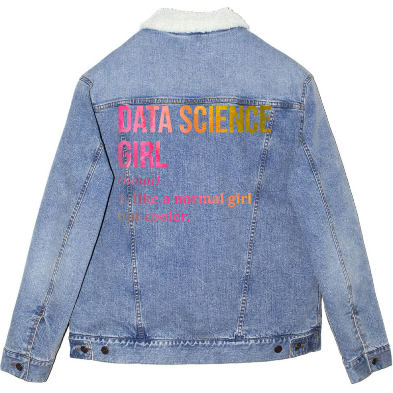 Data Science Music Unisex Sherpa-lined Denim Jacket | Artistshot