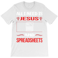 Funny Jesus Spreadsheet Spreadsheets Girl T-shirt | Artistshot