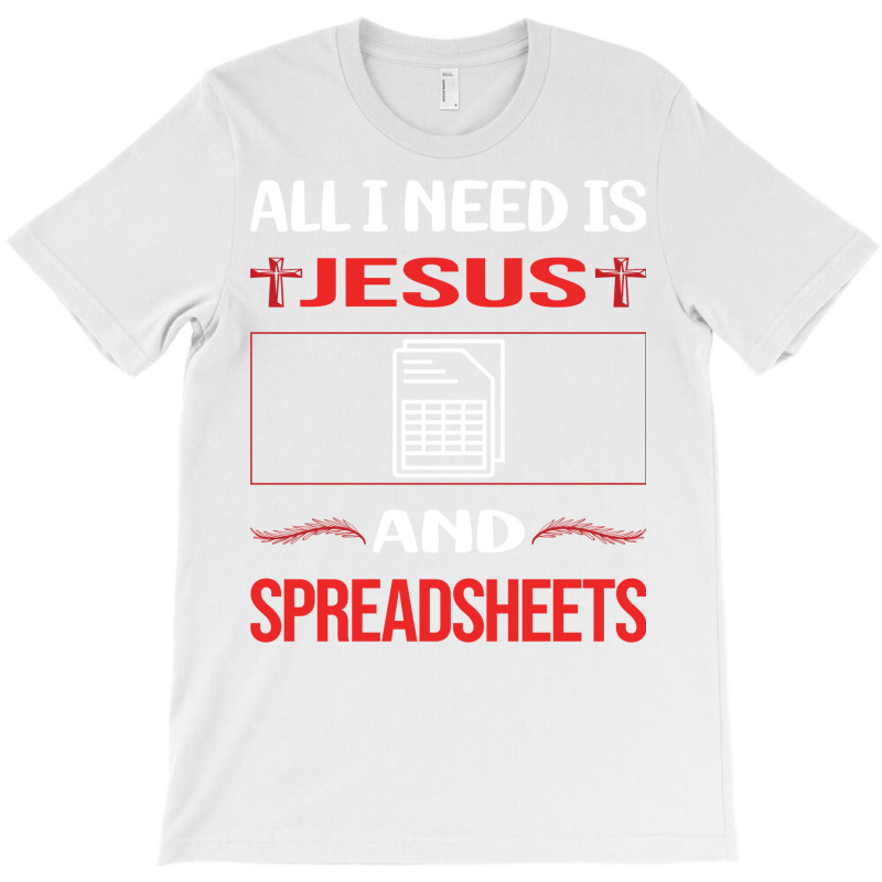 Funny Jesus Spreadsheet Spreadsheets Girl T-shirt | Artistshot