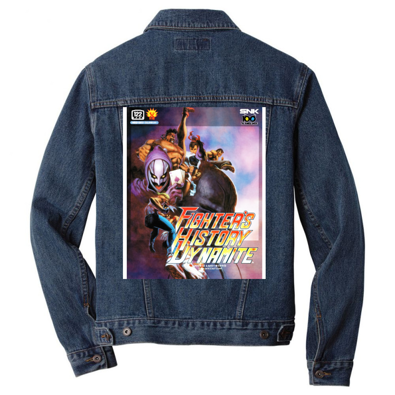 Fighters History Dynamite Red Men Denim Jacket | Artistshot