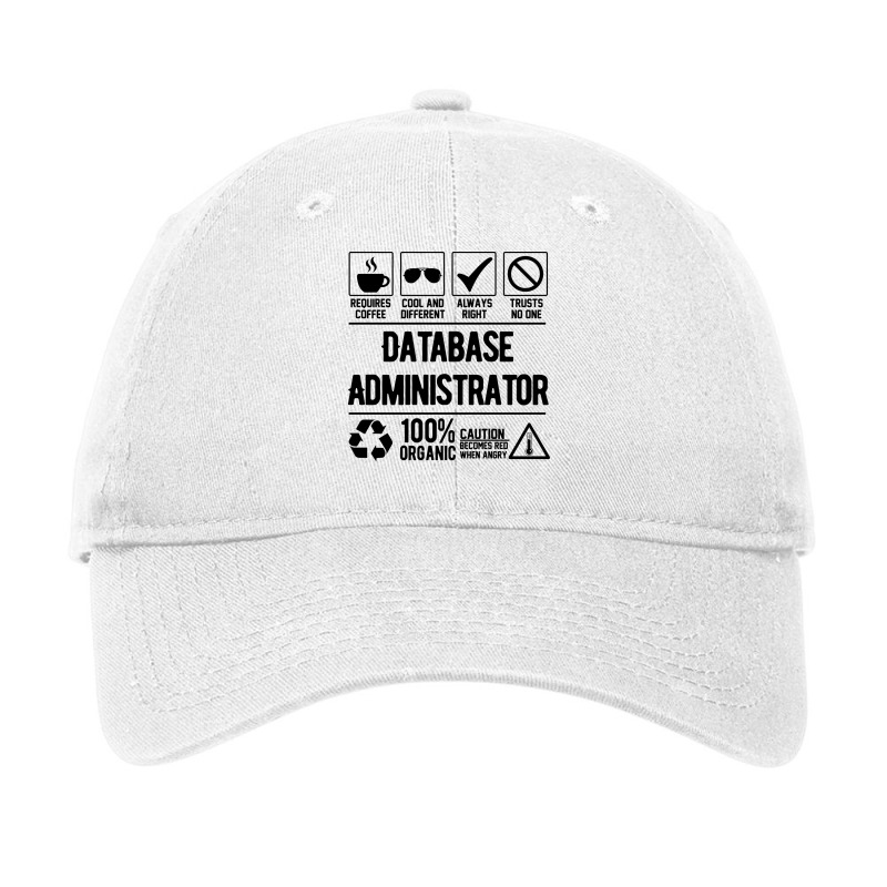 Database Administrator Job Black Summer Adjustable Cap by yessufodjeca6 | Artistshot