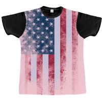 Usa America Flag Graphic T-shirt | Artistshot