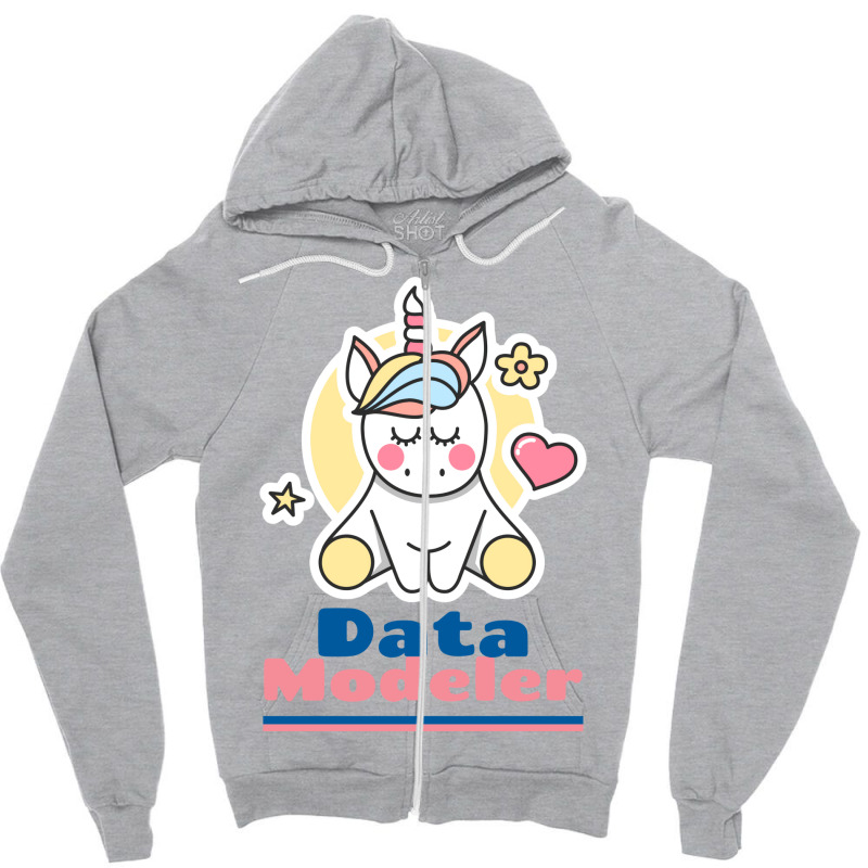 Happy Data Modeler Tumblr Zipper Hoodie | Artistshot