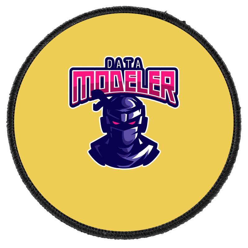 Ninja Data Modeler Hipster Round Patch | Artistshot