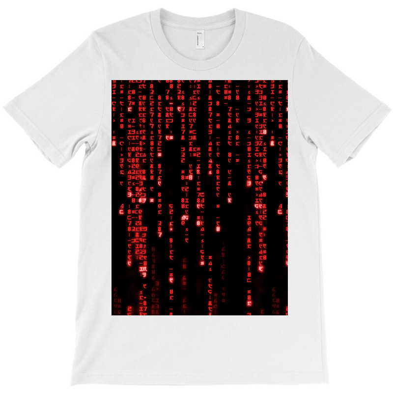 The Red Matrix Code T-Shirt by ceceliodalisc | Artistshot