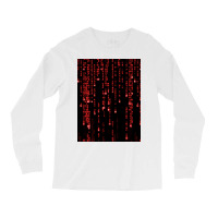 The Red Matrix Code Long Sleeve Shirts | Artistshot