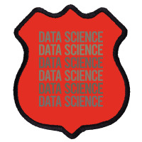 Gray Text Art Data Science Red Shield Patch | Artistshot