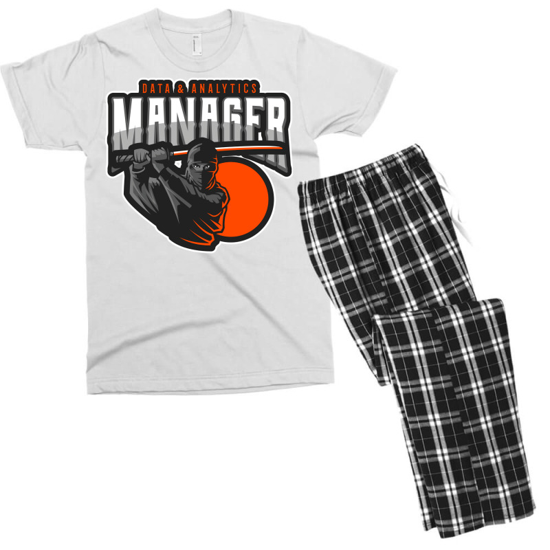 Motivated Data Analytics Manager Cool Men's T-shirt Pajama Set | Artistshot