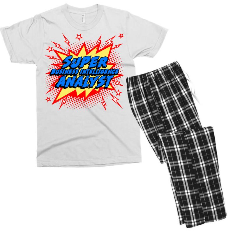 Super Business Intelligence Analyst Red Men's T-shirt Pajama Set | Artistshot