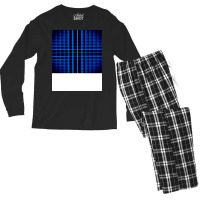 Futuristic Grid Patterns Hipster Men's Long Sleeve Pajama Set | Artistshot