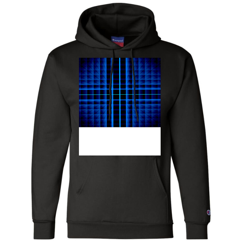 Futuristic Grid Patterns Hipster Champion Hoodie | Artistshot