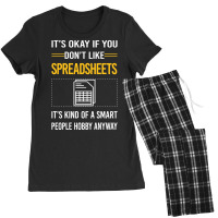 Funny Smart People Spreadsheet Spreadsheets Nature Women's Pajamas Set | Artistshot