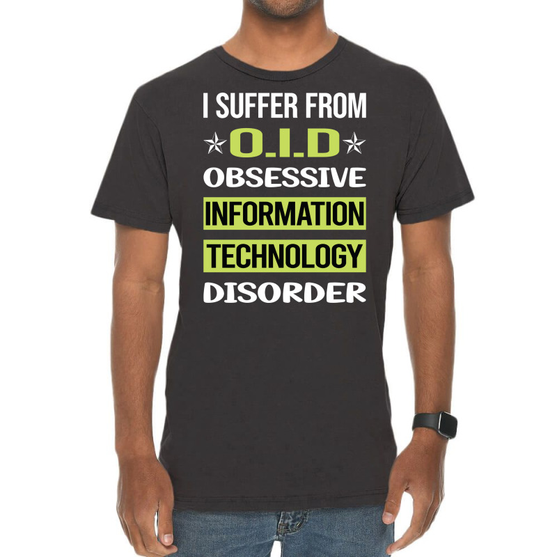 Obsessive Love Information Technology Summer Vintage T-shirt | Artistshot