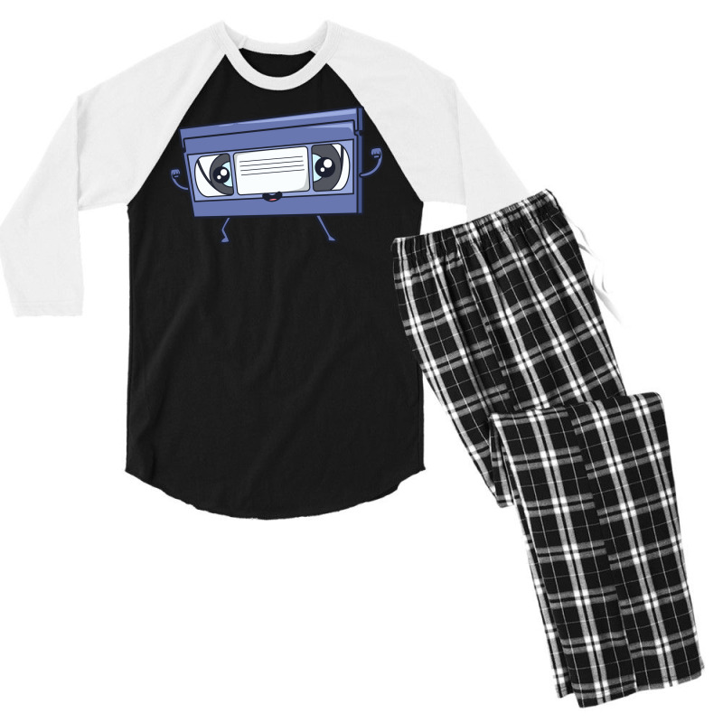 Never Forget Retro Kawaii Vhs Cassette Men's 3/4 Sleeve Pajama Set | Artistshot