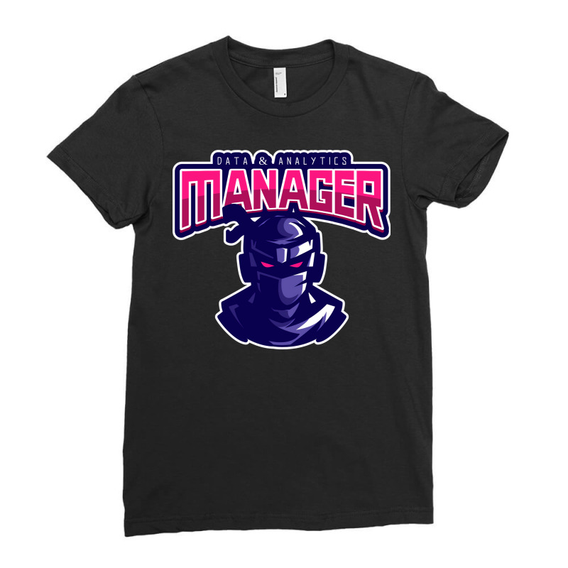 Ninja Data Analytics Manager Boy Ladies Fitted T-Shirt by yessufodjeca6 | Artistshot