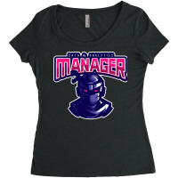 Ninja Data Analytics Manager Boy Women's Triblend Scoop T-shirt | Artistshot