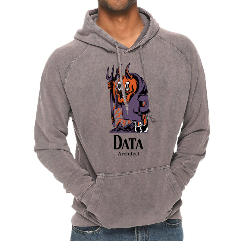 Proud Data Architect Green Vintage Hoodie | Artistshot