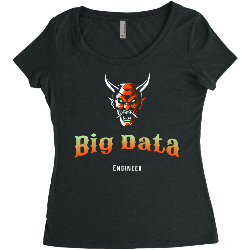 The Perfect Big Data Engineer 70s Women's Triblend Scoop T-shirt by tiartifetovi | Artistshot