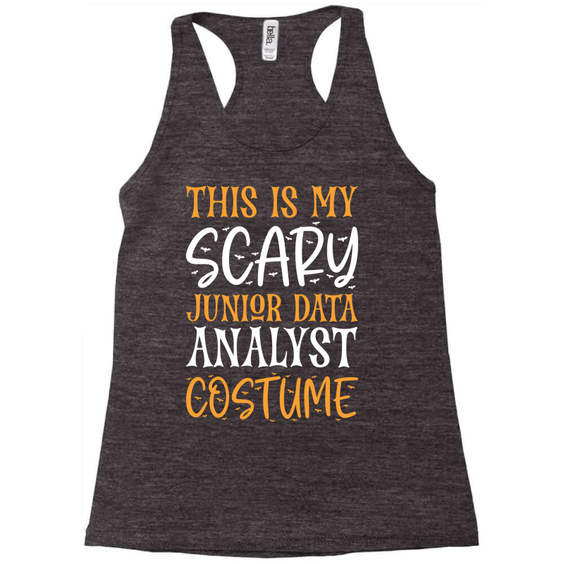 This Is My Scary Junior Data Analyst Costume Red Racerback Tank by leivazglejdig | Artistshot