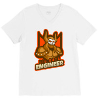 The Big Data Engineer Hipster V-neck Tee | Artistshot