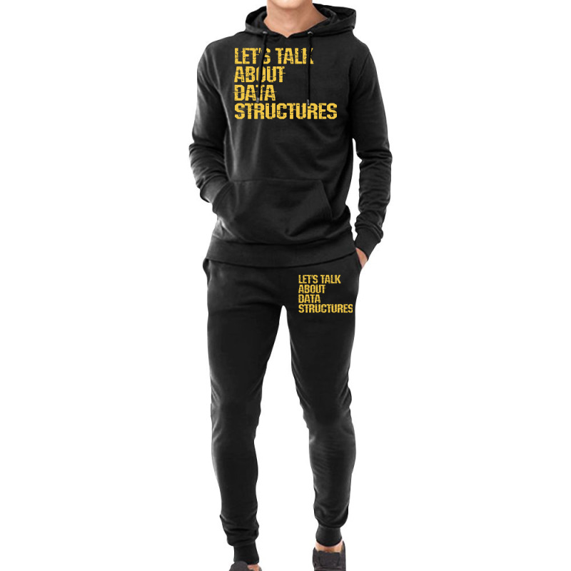 Lets Talk About Data Structures Algorithms Binary Hoodie & Jogger Set | Artistshot