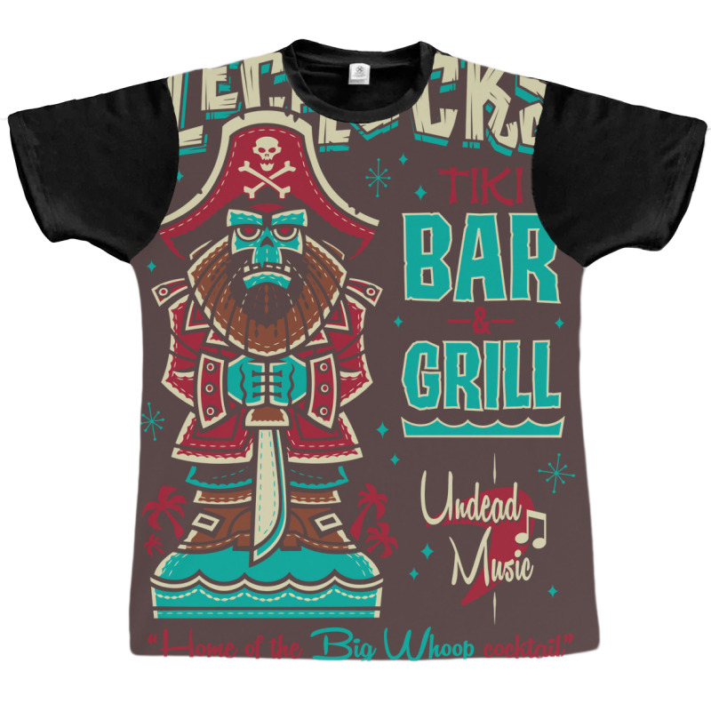 Lechucks Tiki Bar   Monkey Island   Retro Video Ga Graphic T-shirt by eventslumjac | Artistshot