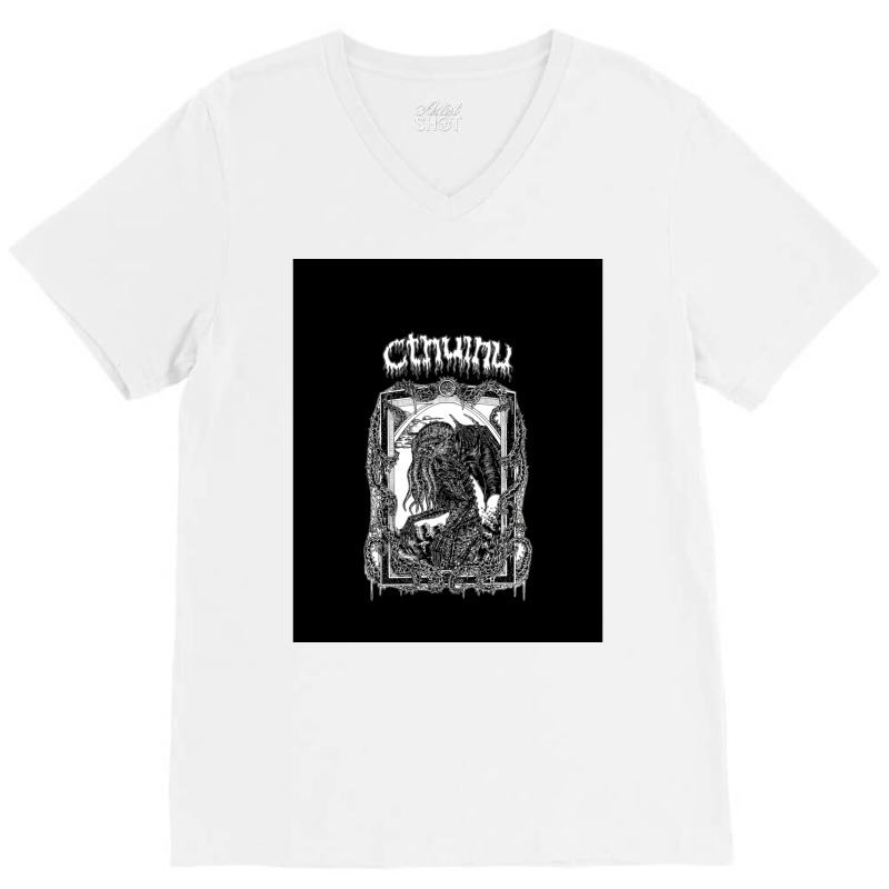 Cthulhu Has Risen  (1) V-neck Tee | Artistshot