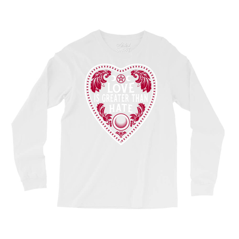 Love Is Greater Than Hate   Vintage Distressed Got Long Sleeve Shirts | Artistshot