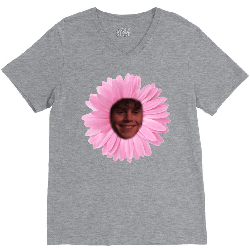 Evan Peters Flower V-neck Tee | Artistshot