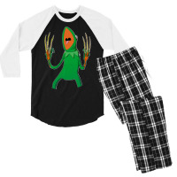 Kermit The Horror Frog 1 Men's 3/4 Sleeve Pajama Set | Artistshot