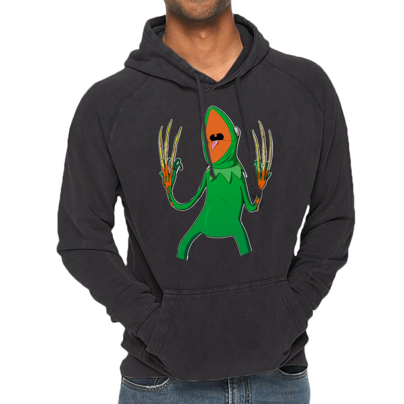 Kermit The Horror Frog 1 Vintage Hoodie by maoznzenzew | Artistshot