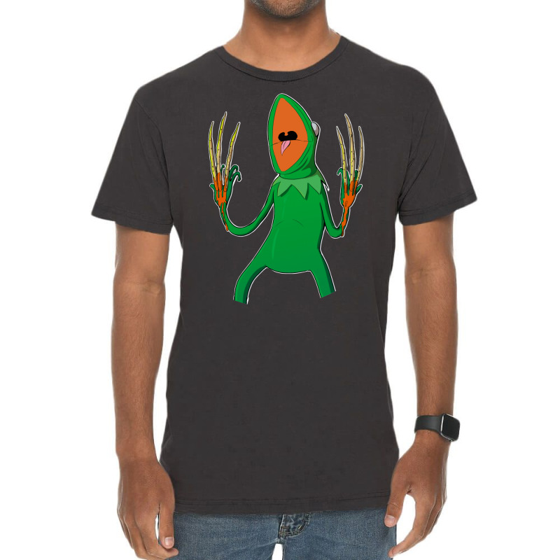 Kermit The Horror Frog 1 Vintage T-Shirt by maoznzenzew | Artistshot