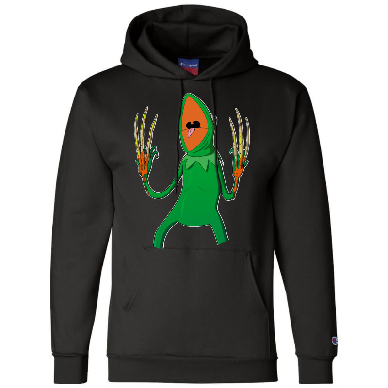 Kermit The Horror Frog 1 Champion Hoodie by maoznzenzew | Artistshot