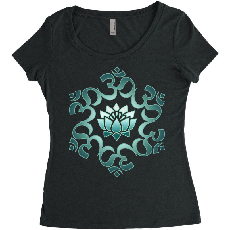 Om Mantra Women's Triblend Scoop T-shirt by mupikamiiqaag | Artistshot