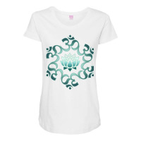 Om Mantra Maternity Scoop Neck T-shirt | Artistshot