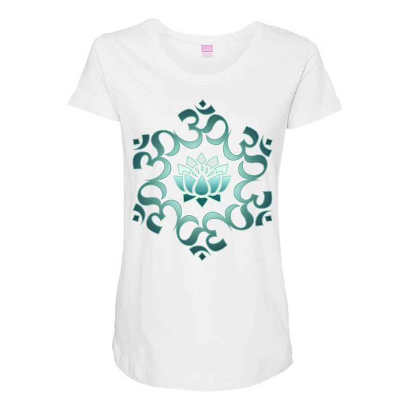 Om Mantra Maternity Scoop Neck T-shirt by mupikamiiqaag | Artistshot