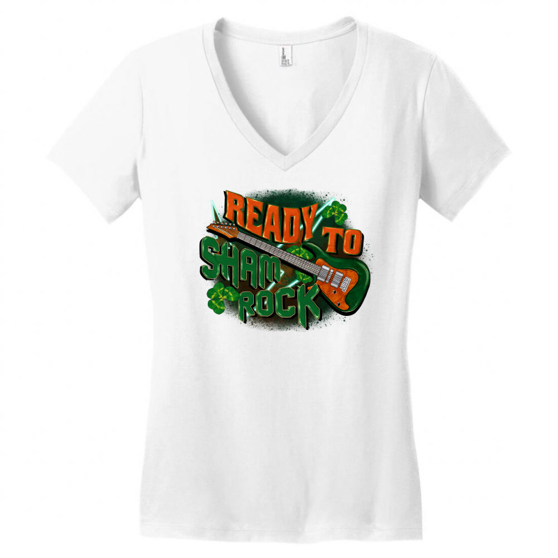 Ready To Shamrock St Patrick's Day Women's V-neck T-shirt | Artistshot