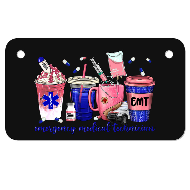 Emergency Medical Technician Motorcycle License Plate | Artistshot